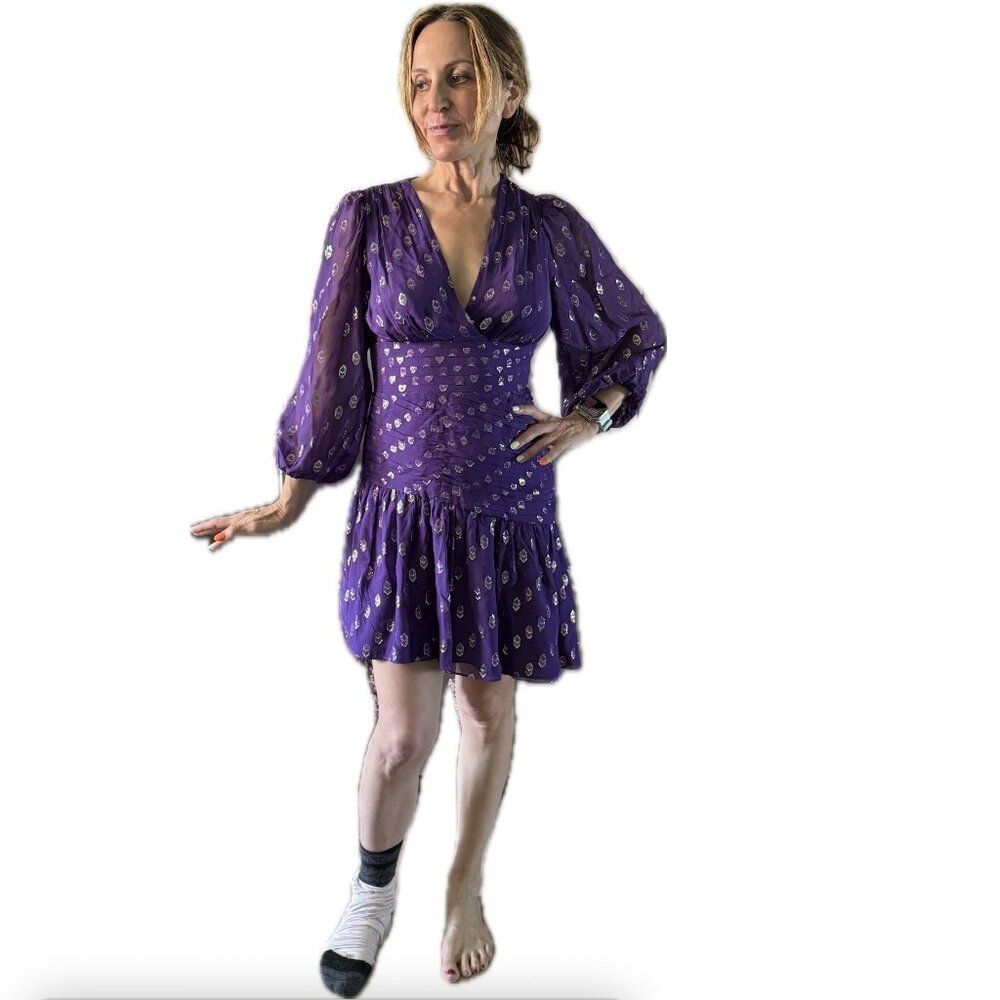 Shoshanna | Adrianna Dress - Ultraviolet | Size 2